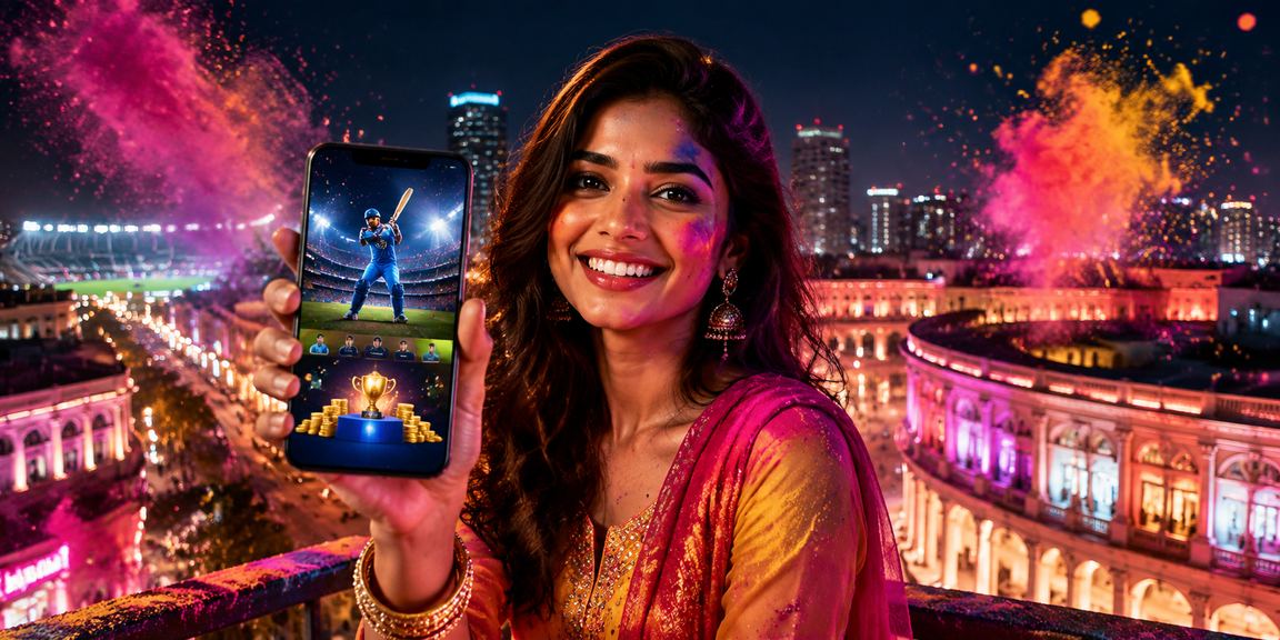 Players enjoying online Teen Patti game in India
