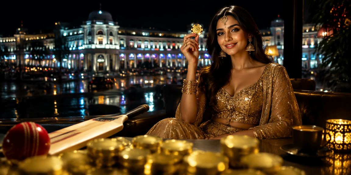 Indian currency coins and jackpot symbolizing secure transactions